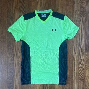 Under Armour Green and Black Short Sleeve Performance Tee